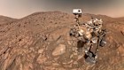 This image provided by NASA shows NASA’s Perseverance Mars rover taking a selfie. 