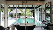 A little sneak peek at the private residence, so I can dream about it later.