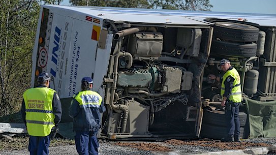 Ten people were killed in the bus crash in the Hunter Valley more than a week ago.