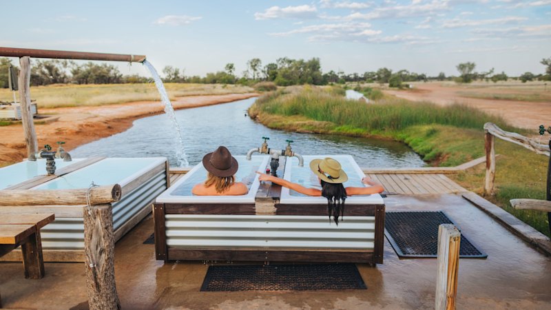 An Outback Queensland soak well worth the drive