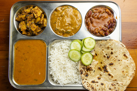 Many of the thali trays are under $20.