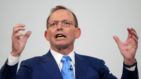 Former prime minister Tony Abbott.