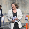 Victorian Premier Jacinta Allan arrives at Parliament House on Tuesday.