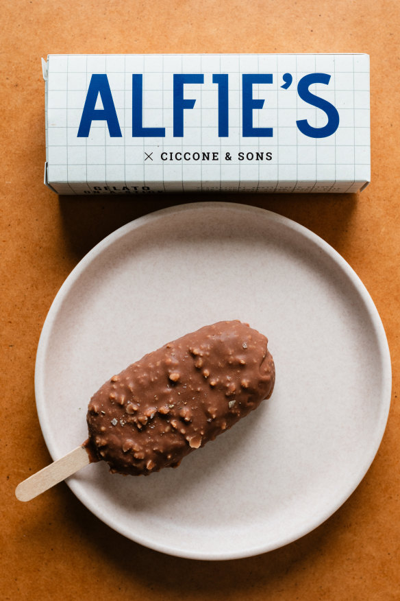 Alfie’s gelato on a stick.