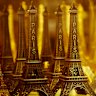 Eiffel tower souvenirs on sale in Paris.
