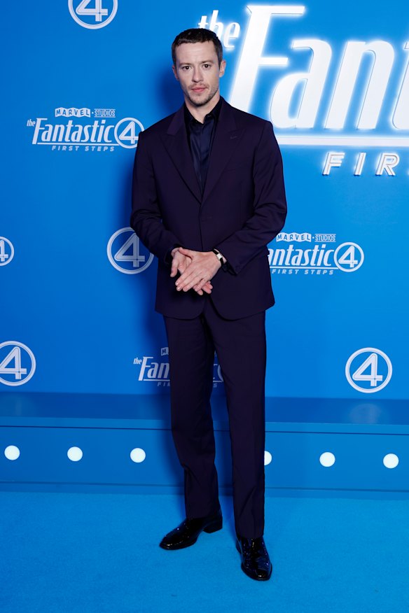 Joseph Quinn at the Sydney premiere of The Fantastic Four: First Steps.