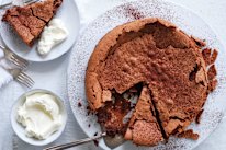 Helen Goh's chocolate, fig and marsala cake.