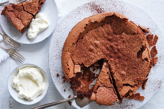 Helen Goh's chocolate, fig and marsala cake.