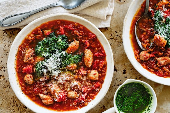 Serving suggestion: Don’t skip the basil pistou.