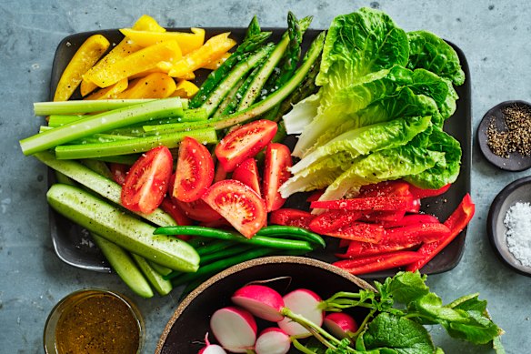 Pinzimonio is a light and bright summer grazing platter.