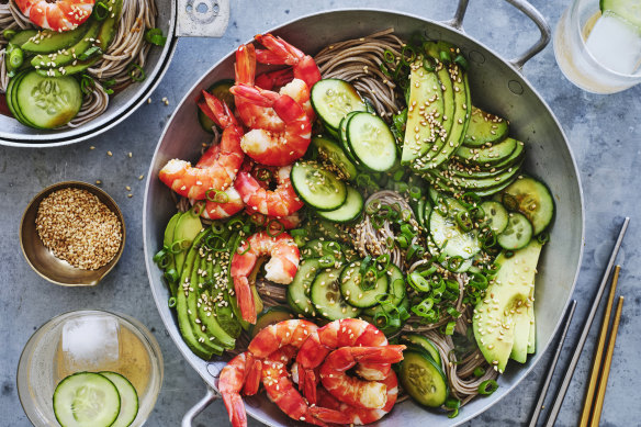 When it’s simply too hot to cook, make this soba noodle salad.