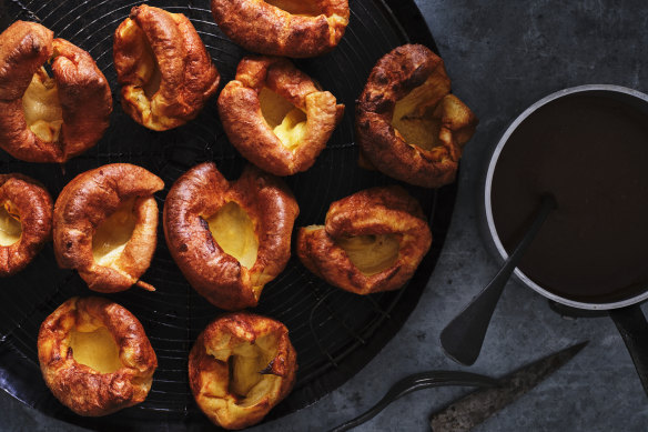 Yorkshire puddings.