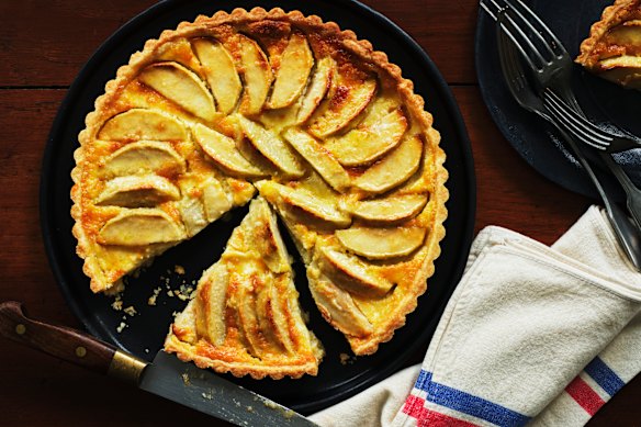 Normandy apple tart.
