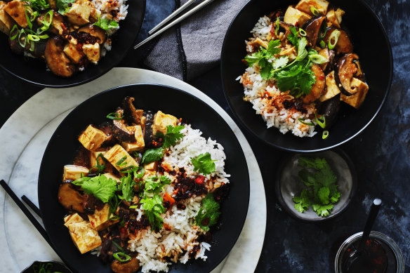 A tofu stir-fry will give you a decent serve of protein.