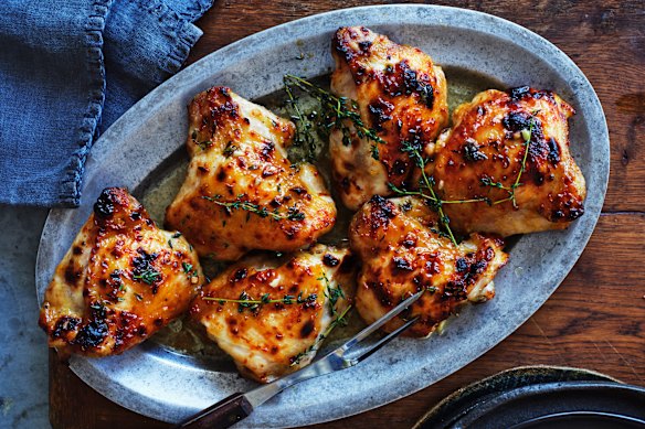 Chicken is high in tryptophan - among other nutritious things.