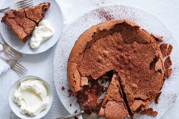 Helen Goh's chocolate, fig and marsala cake.