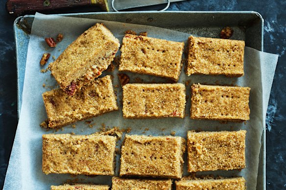 Brown butter pecan shortbread.