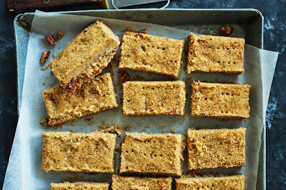 Brown butter pecan shortbread.