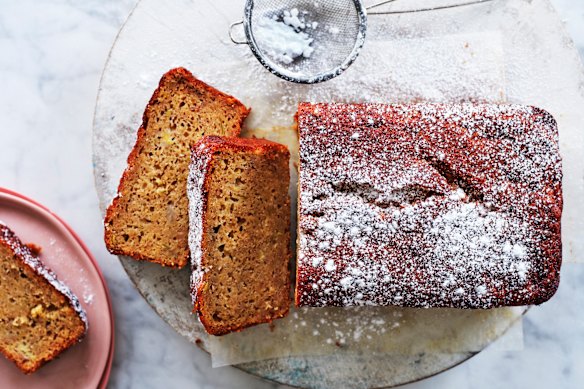 Apple and banana loaf.