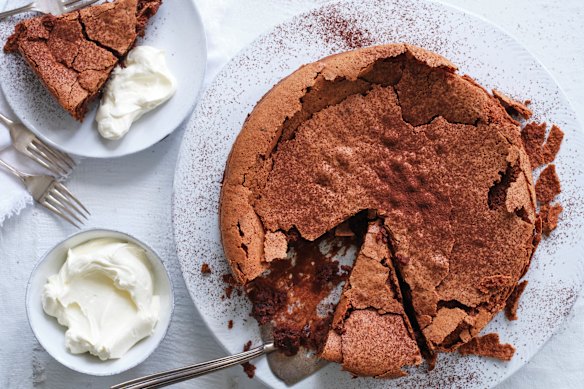 Helen Goh's chocolate, fig and marsala cake.