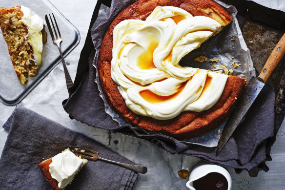 This apple cake will be on high rotation during autumn.  