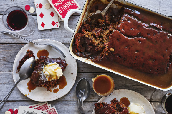 Serve the pudding straight from the serving dish.