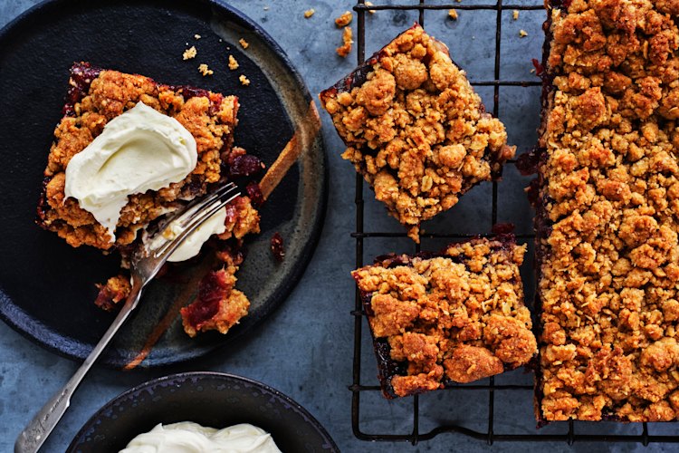 recipes Serving suggestion: as dessert with cream (pictured) or ice-cream.