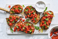 Classic bruschetta.