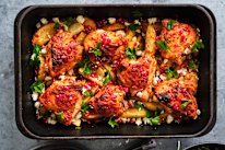 Finish with a sprinkle of feta and pomegranate.