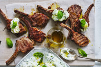 Oregano and lemon lamb cutlets.