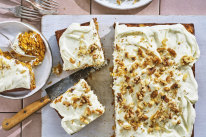 Carrot and pineapple cake.