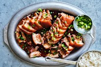 Ginger braised pork.