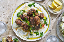 Lamb, almond and apricot kofta.