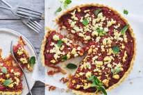 Helen Goh’s tomato, cheese and onion tart.