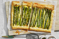 Asparagus tart.