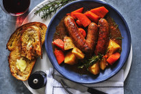 Sausage and rosemary stew.