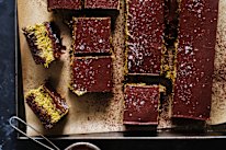Helen Goh’s Dubai chocolate brownies.
