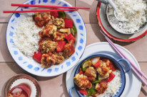 Adam Liaw’s sweet and sour pork.