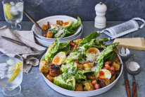 Adam Liaw’s Caesar salad.