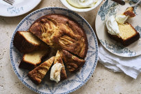 Helen Goh’s pear and cinnamon tea cake.