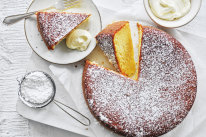 Lemon and ricotta cake.
