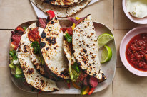 Adam Liaw’s beef fajitas.