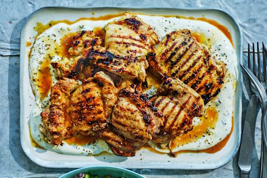 Chicken in Greek yoghurt.