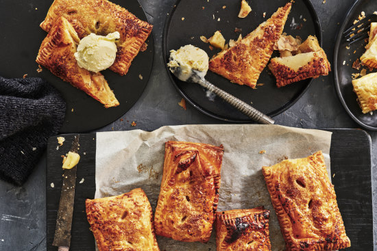 Helen Goh describes these pastries as “very appley” hand pies.