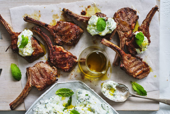 Oregano and lemon lamb cutlets.