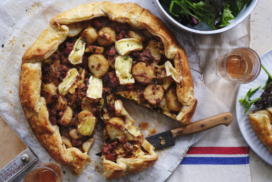 Helen Goh’s tartiflette galette.