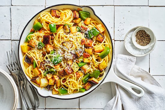 Three-treasure pasta.