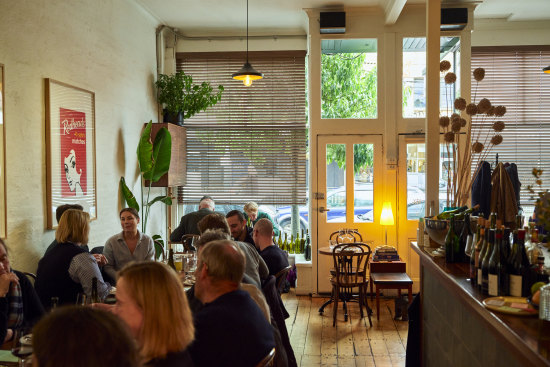Vex’s light, bright dining room.
