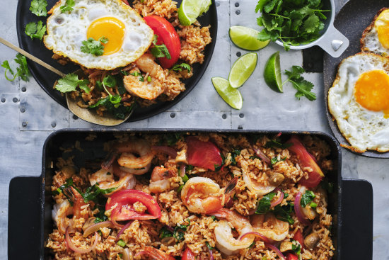 Tom yum fried rice.