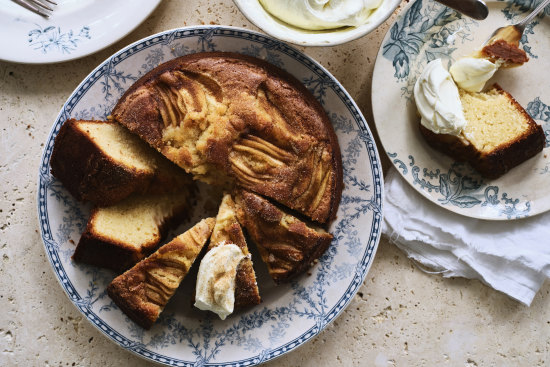 Helen Goh’s pear and cinnamon tea cake.